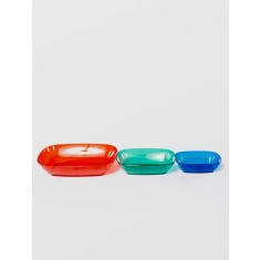 BOL SNACK CRISTAL K3 STERK 25cm X 18.5cm X 5cm DIVERSE CULORI
