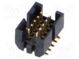 Conector PCB-PCB tată PIN 10 0,8mm FTE aurit SMT 2,7A SAMTEC