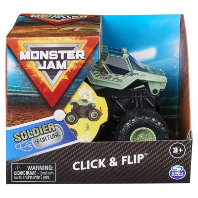 MONSTER JAM SOLDIER FORTUNE SERIA CLICK FLIP SCARA 1 LA 43 foto