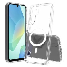 Husa pentru samsung galaxy a16, atasare magnetica, magsafe, clear foto