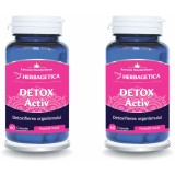 Pachet Detox Activ 60cps+60cps (50% reducere la al doilea produs)