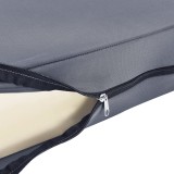 Husa pentru perna interior exterior 120 x 80 x 10 cm gri inchis [neu.haus] HausGarden Leisure