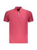 Tricou polo barbati, cu mini logo brodat, Regular fit, Rosu (Marime: 2XL), Napapijri