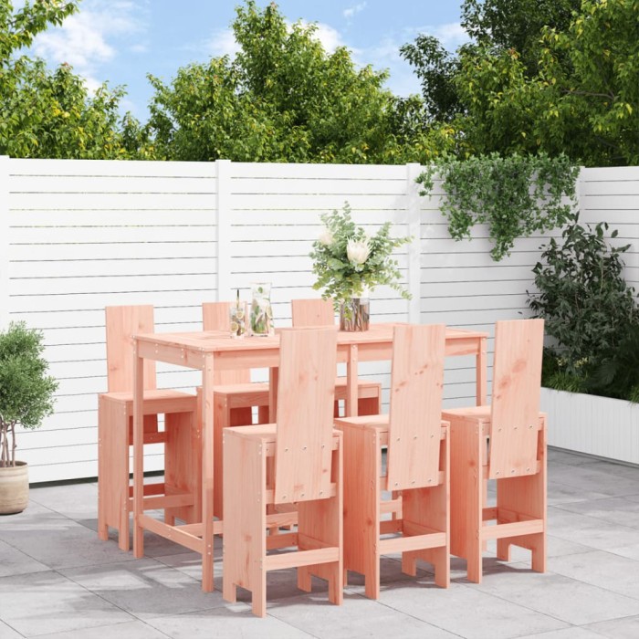 Gossi set bar de gradina, 7 piese, lemn masiv douglas