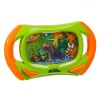 Jucarie Apa Dinozauri Hoopla, Portocaliu/Verde, 16cm, Interactiva, Indemanare, Antistres, Fete/Baieti, 3-5 Ani