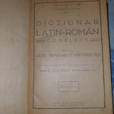 IOAN NADEJDE-Dictionar LATIN ROMAN-COMPLECT ,ED.4 a,Semnat si datat 1927