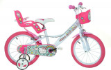 Bicicleta copii 16&#039;&#039; Hello Kitty, Dino Bikes