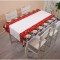 Fata de masa dreptunghiulara, PVC, imprimeu Mos Craciun cu iepuras, potrivit pentru Craciun, utilizare multipla, 180 x 108 cm