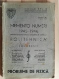 Memento numeri 1945-1946 Probleme de fizica- Neculai Raclis