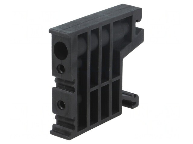 Casetă Neagră Poliamidă 10mm TS35