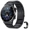 Ceas SmartWatch JustZEN&trade; QW33, HD Touch Display, 1.28&quot;, Apelare Bluetooth, Buton Rotativ, Notificari, Monitorizare Ritm Cardiac, Autonomie 5-7 zile
