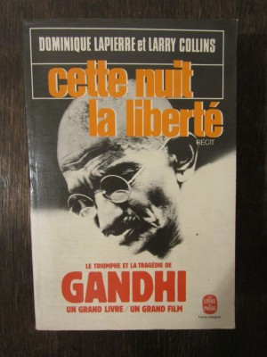 CETTE NUIT LA LIBERTE-D.LAPIERRE,L.COLLINS foto