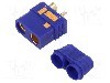 Conector alimentare DC, 500V, 2 pini, seria QS, {{Dimensiune pin}}. DONGGUAN QS ELECTRONIC TECH CO.,LTD - QS8-S-F