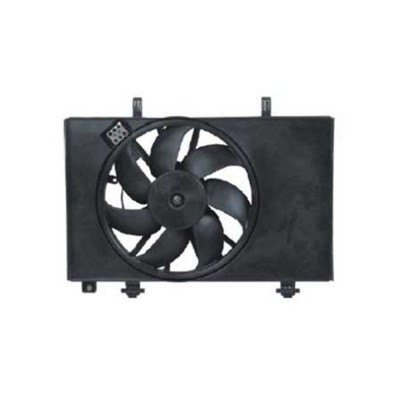 GMV radiator electroventilator Ford Fiesta (Ja9), 2008-; Mazda 2 (De), 07.2007-2014 , tip climatizare , dimensiune 345mm, 2+2 pini, cu rezistormm, Af foto