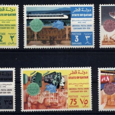 Qatar 1974 UPU Centenary Mi.591-596 MNH DA.068