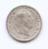 Olanda 10 Cents 1890 - Willem III, Argint 1.4 g/640, 15 mm KM-80