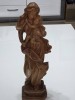 Sculptura vintage Fecioara cu Pruncul