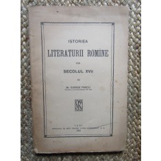 Pascu , Istoria literaturii romane din secolul XVII , iasi , 1922 , editia 1
