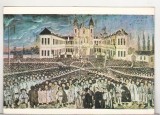 Bnk cp Marea adunare populara de pe Campia Libertatii de la Blaj - Vedere - necirculata, Printata