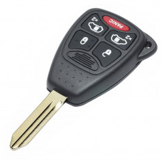 Carcasa cheie auto cu 4 + 1 butoane CRY-103, compatibila Chrysler AllCars foto