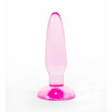 Fantezia &Icirc;ncepe Aici - Butt Plug Roz din PVC cu Ventuză, 15 cm, Orion