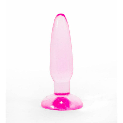 Fantezia &amp;Icirc;ncepe Aici - Butt Plug Roz din PVC cu Ventuză, 15 cm foto