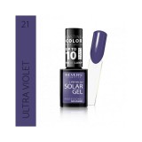 Cumpara ieftin Lac de unghii Solar Gel, Revers, 12 ml, mov , nr 21, ultra violet
