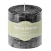 Lum&acirc;nare Parafină, Home Interiors, Aromă Eucalipt, Culoare Neagră, Diametru 6.5x7cm, Oem