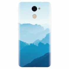 Husa silicon pentru Huawei Enjoy 7 Plus, Blue Mountain Crests