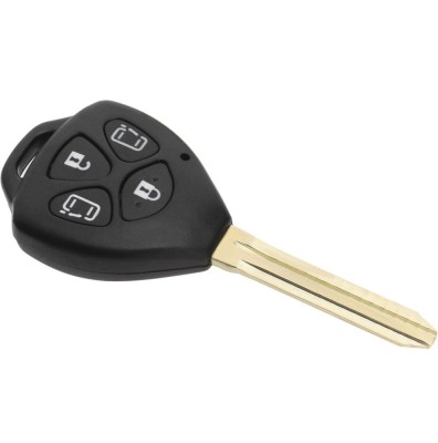 Carcasa Cheie Auto Techstar cu 4 butoane compatibila cu Toyota Corolla, Camry, Alphard foto