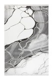 Covor Living Aura Lux 53473A Gri / Alb Moftx