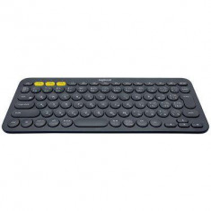 Tastatura Wireless Logitech K380, Bluetooth, Multi-Device, layout US International (Negru)