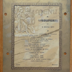 Meniu Capsa Bucuresti , Supeu din 6 Februarie 1907