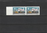 ROMANIA 1983 LP 1079 ANUL MONDIAL AL COMUNICATIILOR PERECHE ORIZONTALA MNH