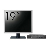 Pachet Calculator Second Hand HP EliteDesk 800 G2 Mini PC, Intel Core i5-6500 3.20-3.60GHz, 16GB DDR4, 512GB SSD + Monitor 19&amp;quot; NewTechnology Medi