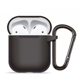 Husa Blueo Liquid pentru Apple AirPods Gen 1, Neagra