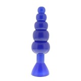 Dop Anal Flexibil Rattler, Albastru, 20 cm