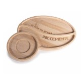 Cumpara ieftin Platou servire lemn natur cm 28 x 22 H