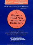 Webster&#039;s Third New International Dictionary, Unabridged