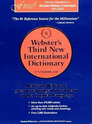 Webster&amp;#039;s Third New International Dictionary, Unabridged foto