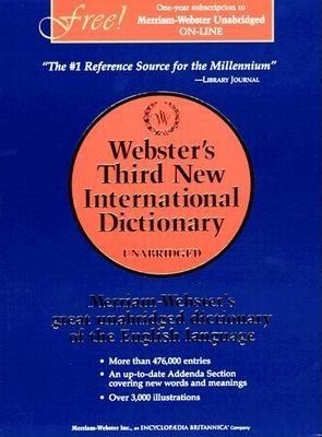 Webster&amp;#039;s Third New International Dictionary, Unabridged foto