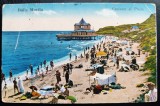 Constanta Baile Movila Techirgiol 1931 - printata, color, foarte animata, circulata la Iasi, Necirculata, Fotografie