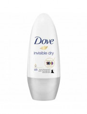 Deodorant antiperspirant roll-on Dove Invisible Dry femei, 50 ml foto