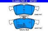 ATE 13.0460-7251.2 set placute frana,frana disc