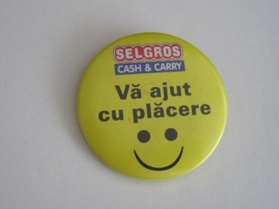 QW9 I 26 - Insigna - tematica comert - Selgros foto