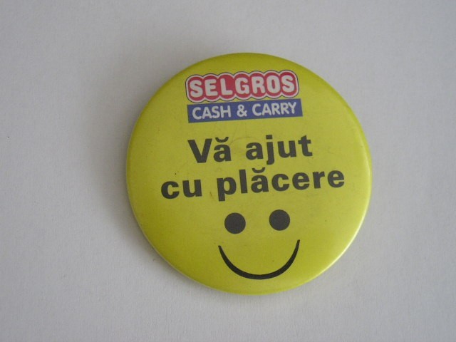 QW9 I 26 - Insigna - tematica comert - Selgros