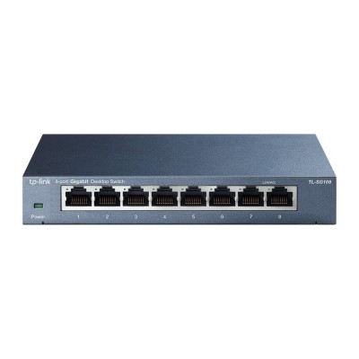 Switch TL-SG108, 8 porturi RJ45 Gigabit, Unmanaged - TP-Link TL-SG108 foto