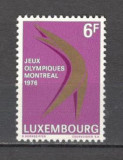 Luxemburg.1976 Olimpiada de vara MONTREAL ML.110, Nestampilat