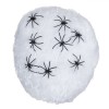 P&acirc;nză de Păianjen Decorativă Halloween, 80g, Alb, Accesorii Păianjeni, Oem