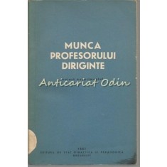 Munca Profesorului Diriginte. Proiect Experimental